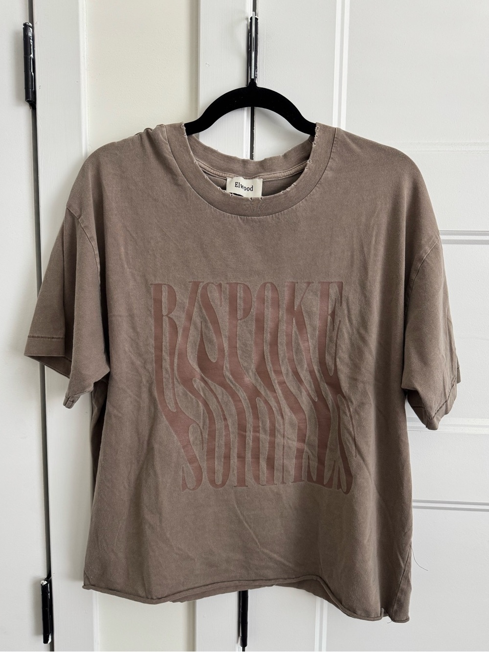 Elwood Crop Hill Bespoke Graphic Short Sleeve Slight Distress Men’s Washed Tee